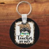 Leraar uit dienst Bun Leopard Glasses Summer Sleutelhanger (Voorkant)