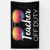 Leraar uit dienst I Spandoek (Verticaal)