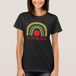 Leraar van 5e klas squad eerste schooldag t-shirt