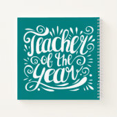 Leraar van het Jaar Notitieboek (Achterkant)