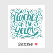 Leraar van het Jaar Sticker (Vel)