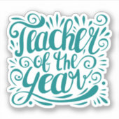 Leraar van het Jaar Sticker (Voorkant)