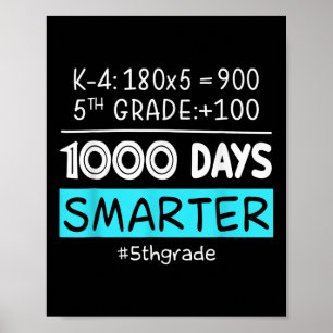 Leraar van het vijfde leerjaar 1000 dagen Slimmer  Poster