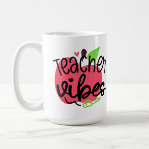 Leraar Vibes Apple Koffiemok