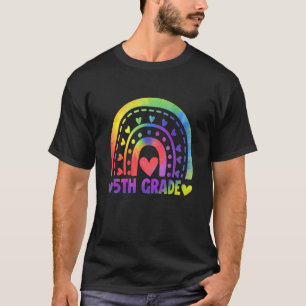 Leraar vijfde klas leerling tie-dye regenboog teru t-shirt