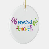 Leraar voorschool keramisch ornament (Rechts)