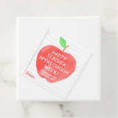 Leraar Waardering Bedankt Apple Label (In situ)