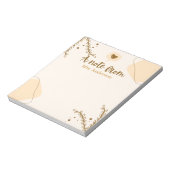 Leraar waardering Boho botanische douane Notitieblok (Gedraaid)