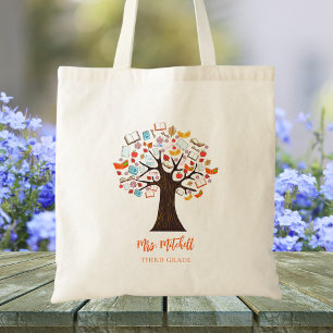 Leraar Waardering Dank je Leraar Boom Tote Bag