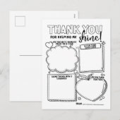 Leraar waardering dank u kleurstof feestdagenkaart (Voorkant / Achterkant)