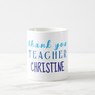 Leraar Waardering Gift, gepersonaliseerde dank u Koffiemok
