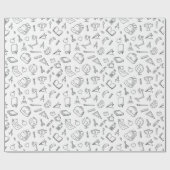 Leraar Waardering Gift School Thema Elementary Cadeaupapier (Vlak)