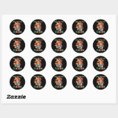 Leraar Waardering Nacho Gemiddelde Leraar Cinco D Ronde Sticker (Vel)