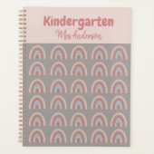 Leraar Waardering Terug naar School Boho Rainbow P Planner (Voorkant)
