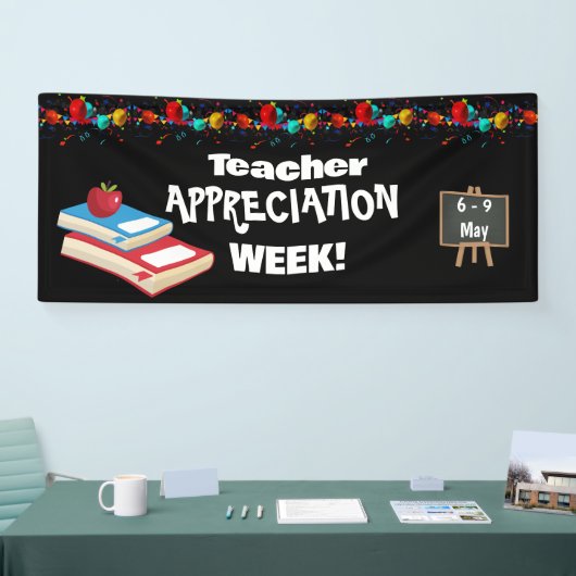 Leraar Waardering Week Party Decor Banner (Beurs)