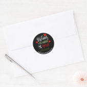 Leraar Waardering Week Party Decor DANK U Ronde Sticker (Envelop)