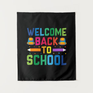 Leraar Welkom terug op school Wandkleed