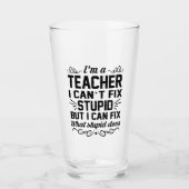 Leraar Wijn Glas Bier Cup Grappige Verjaardag Cade (Voorkant)