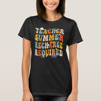 Leraar zomer opladen vereist laatste dag van de sc t-shirt