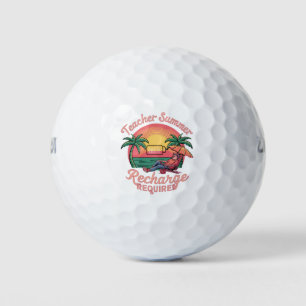 Leraar zomeropfrissing vereist laatste schooldag golfballen