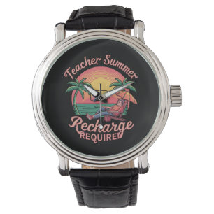 Leraar zomeropfrissing vereist laatste schooldag horloge