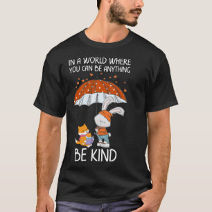 Leraarsleven Wees vriendelijk voor leraar Red Fox T-shirt