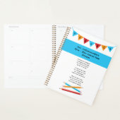 Leraarswaardering Rood Geel Blauw Potloden Planner (Display)