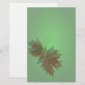 L'érable laisse la papeterie (Devant / Derrière)