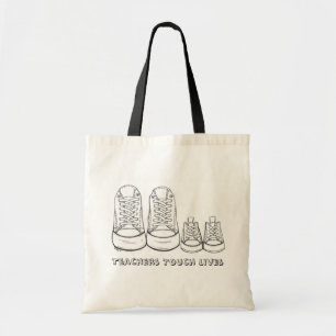 Leraren aanraken Leven Leeronderwijs Leerleraar Sn Tote Bag