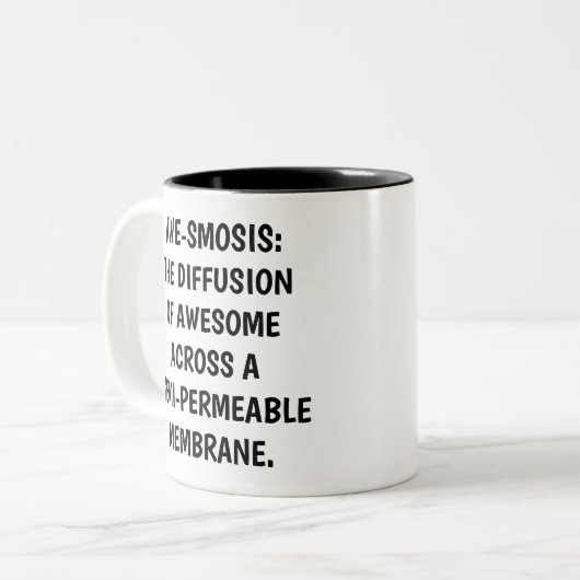 Leraren biologie & chemie: Wetenschap is Geweldige Tweekleurige Koffiemok (Voorkant links)