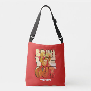 Leraren BRUH WE OUT Juneteenth Harriet Tubman Crossbody Tas