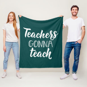 Leraren Gonna Teach Fleece Deken