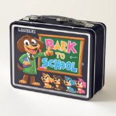 Leraren Hond Lunchbox voor Lastpakken (Achterkant)