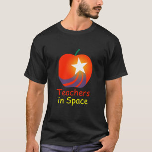 Leraren in ruimte-T-shirt (donker) T-shirt