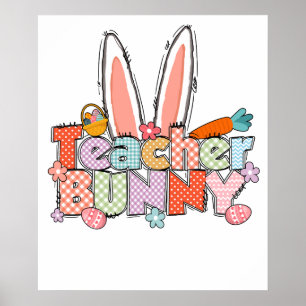 leraren knuffel, retro, vintage poster