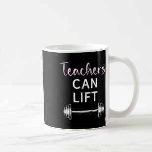 Leraren kunnen grappige gewichtheffen lifttraining koffiemok