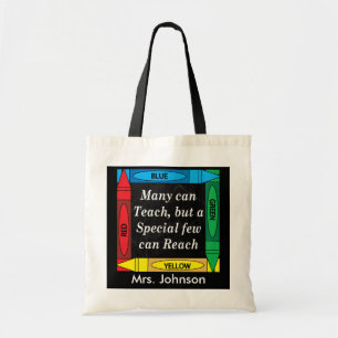 Leraren kunnen lesgeven - personaliseren tote bag