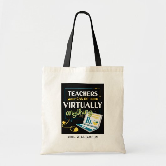 Leraren kunnen vrijwel alles op school doen tote bag (Voorkant)