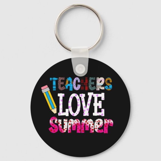 Leraren Love Summer Sleutelhanger | Leerschenkinge (Voorkant)