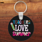 Leraren Love Summer Sleutelhanger | Leerschenkinge (Voorkant)