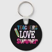 Leraren Love Summer Sleutelhanger | Leerschenkinge (Achterkant)