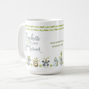 Leraren planten zaden die voor altijd groeien Mooi Koffiemok