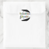 Leraren Rock Tshirts en geschenken Ronde Sticker (Tas)