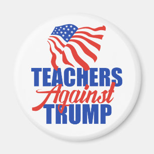 Leraren tegen Trump 2024 Politieke verkiezingen Magneet