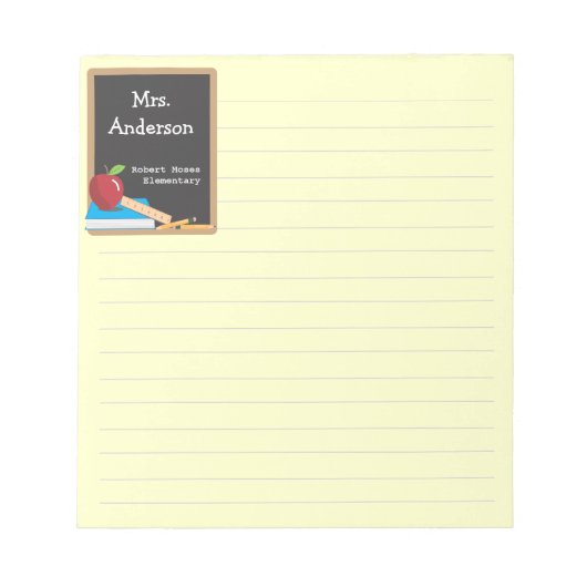 Leraren Tools Blackboard en Apple Notitieblok (Voorkant)