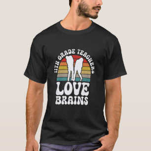 Leraren van klas 11 houden van hersenen Funny Hall T-shirt