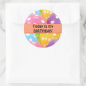 Leraren Verjaardag Stickers (Tas)