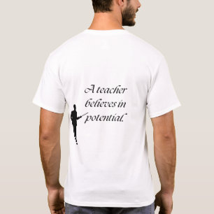 Leraren vormen de toekomst t-shirt