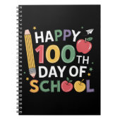 Leraren Vrolijke 100 Dagen 100e Dag van School Notitieboek (Voorkant)