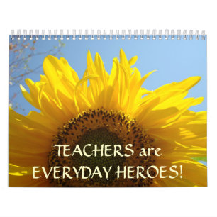 LERAREN zijn ALledaagse HElDEN! Kalender Bloemen